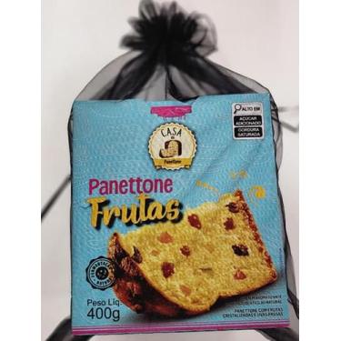 Imagem de 100 saquinhos lembrancinha Preto tule organza 30x40 Panetone - Generic