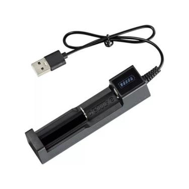 Imagem de Carregador De Bateria Usb Recarregável 18650 16650 1450026650, 18650, 