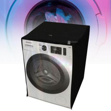 Imagem de Capa para lavadora frontal brastemp 10kg bnf10ab transparente - Clean 