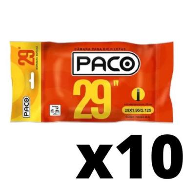 Imagem de Kit Com 10 Câmara De Ar Mtb Aro 29 Bico Grosso 48mm 29x1.95/2.125 - PA