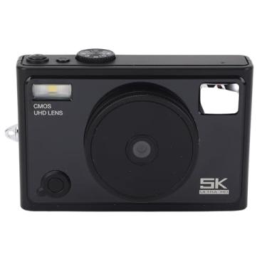 Imagem de Câmera Digital 5K para Fotografia, Filmadora Portátil Com Zoom de 18X e Tela de 2,8 Polegadas, Câmera Selfie Compacta de 72 MP Com Vários Filtros para Viagens
