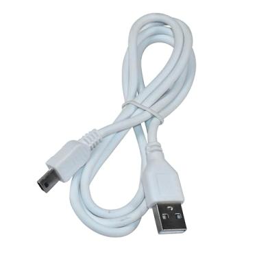 Imagem de HQRP Cabo USB para Mini USB (Branco) Funciona com Leapfrog LeapPad1 / LeapPad 1; LeapPad 2 / LeapPad 2 Power; LeapPad2 / LeapPad 2 Explorer Kids Explorer Learning Tablet
