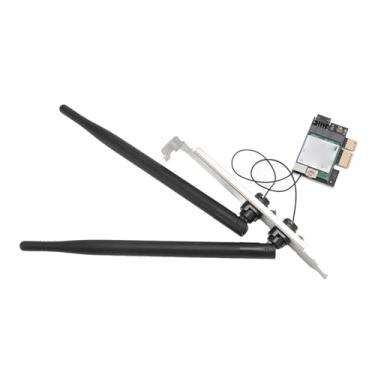 Imagem de Placa WiFi, Adaptador WiFi para PC Placa WiFi para PC Interface PCIEx1 de Banda Dupla BT4.0 Plug and Play Placa Adaptadora WiFi PCIe Placa de Rede 5G 2.4G 5G 867Mbps para PC Com