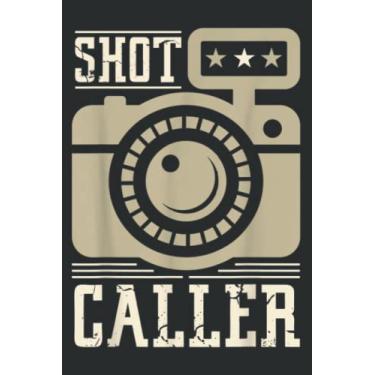 Imagem de Shot Caller Photo Scenery Picture for Photography Camera: Wide Ruled Line Paper, 120 Pages, 6 x 9 Inches, Lined Notebook Journal for Work, School and College Supplies