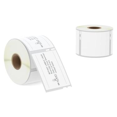 Imagem de BETCKEY - Compatível com DYMO 30324 (2-1/20.3 cm x 2-3/10.2 cm) Etiquetas multiuso, perfuradas, compatíveis com DYMO Labelwriter 450, 4GG, não serve para 550 e 5XL [2 rolos/800 etiquetas]