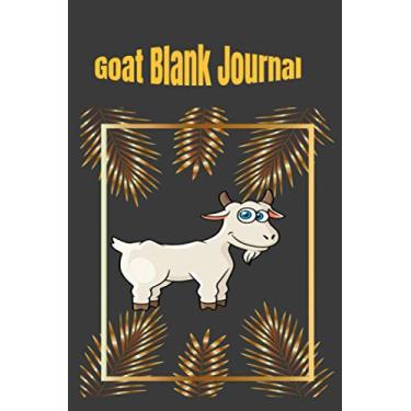 Imagem de Goat Blank Journal: 6 x 9 inches goat notebook goat gifts notbook