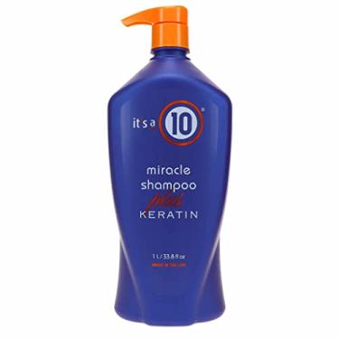 Imagem de It's a 10 Haircare It'S A 10 Miracle Shampoo Plus Queratina 33,8 Oz, Sem Sulfato