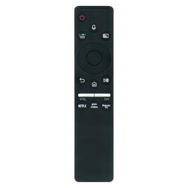 Imagem de Controle remoto de voz de substituição BN59-01311B BN59-01312B BN59-01300B compatível com Samsung TV UE65RU7302K UE65RU7305K UE65RU7372U Q65Q60R QE43Q60 QE43Q60RATXXH QE4999 Q60RAT. XXH QE49Q65RATXXH