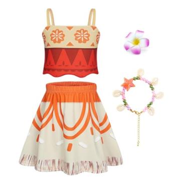Imagem de WonderBabe Girls Costume Dress Skirt Set Baby The Little Sister Birthday Party Cosplay Outfit Princess Dress Up Halloween Costume with Accessories size 2-3t