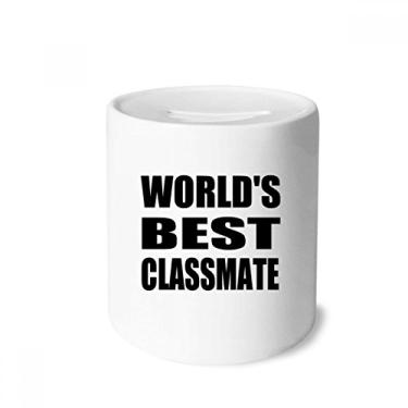 Imagem de DIYthinker World's Best Class smate Caixa de moedas de cerâmica para presente de cofrinho