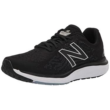 Imagem de New Balance Fresh Foam 680 V7 Tênis de corrida masculino, Preto/Star Glo, 8 X-Wide