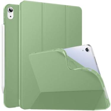 Imagem de DuraSafe Cases Para iPad Air 6 2024 11 polegadas e 5 2022 4 2020 11,9 polegadas [4º 5º 6º 11º] A2316 A2324 A2325 A2072 A2588 A2591 MM9E3LL/A MME23LL/A LL/A TPU macio e leve Capa - verde-chá