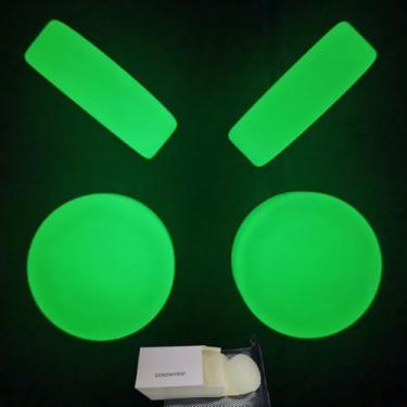 Imagem de Disco de hóquei no gelo que brilha no escuro disco de festa verde para jovens, adultos,...