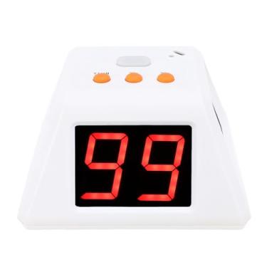 Imagem de Temporizador de Contagem Regressiva de 4 Lados, Tela de Led de 1.4 Dígitos, Timer de Jogo de Mesa de Tempo Predefinido, Temporizador de Contagem Regressiva, Cronômetro para Jogo