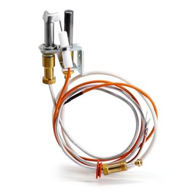Imagem de Hipoilk Conjunto piloto de gás natural 446-512A para lareiras Heat N Glo e conjuntos de troncos a gás, Heat N Glo SL2000, 4000, 5000, 6000 peças de reposição de inserção de lareira a gás com