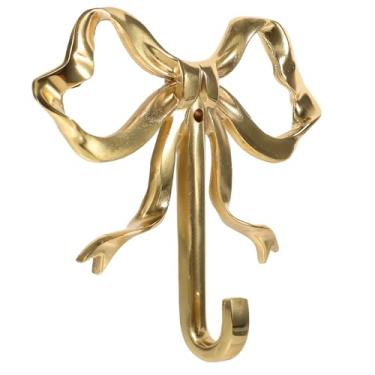 Imagem de Alipis Gancho de laço de latão gancho de parede dourado retrô nórdico gancho de roupas porta-chaves para cachecol, bolsa, toalha, chapéu