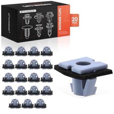 Imagem de A-Premium Clipe de moldagem de arco de roda de nylon 20 peças com selador compatível com Kia Seltos 2021 2022 2023 2024 - Para furo de 11 mm