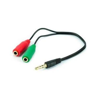 Imagem de Adaptador P2 P3 Console Ps4 Xbox One Pc Fone Headset Áudio