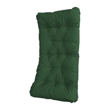 Imagem de Almofada AcquaBlock 120x60 Oliva Impermeável Vime Junco Jardim Premium Muito Resistente Sol e Chuva