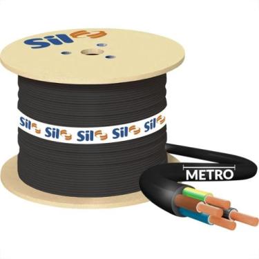 Imagem de Sil Fio Cabo Pp Flex, 3X4,0Mm 100Mt - SIL FIOS E CABOS
