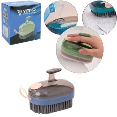 Imagem de Escova Com Dispenser Para Detergente 2 Em 1 - Yepp