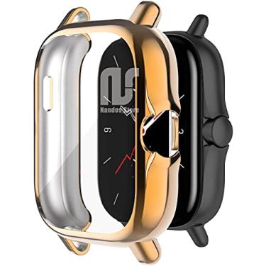 Imagem de Case Bumper Nsmart compatível com Huami Amazfit GTS 4 - Nandos-Store (GTS 4, Rose Gold)