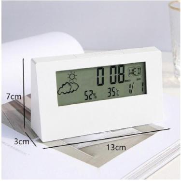 Imagem de Relogio Estacao Metereolo LED Mesa Digital Led Despertador - Yeet, Bra