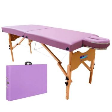 Imagem de Maca Portátil Standard com Regulagem de Altura RA01  Santa Fé Macas, L