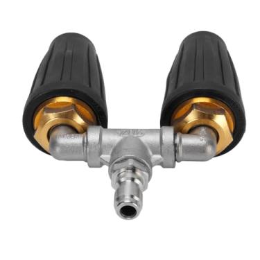 Imagem de Lavadora de Pressão 4000PSI Bocal Turbo de Rotação Dupla, Aço Inoxidável 1/4 Polegada, Bico Turbo Duplo para Limpeza de Carros de Jardim (Yosoo9ng3pbmtqx-12)