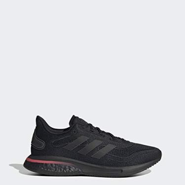 Imagem de adidas Tênis de corrida feminino, Core Black/Core Black/Signal Pink, 36
