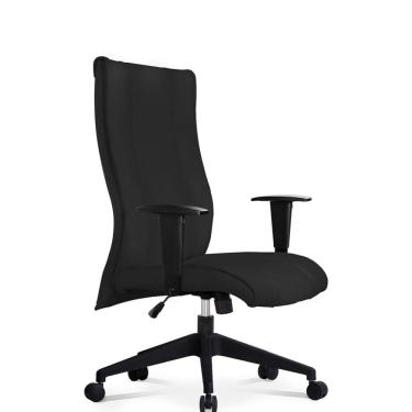 Imagem de Cadeira Presidente Infinity Giratória com Braço -inf0123pt25pt Preto