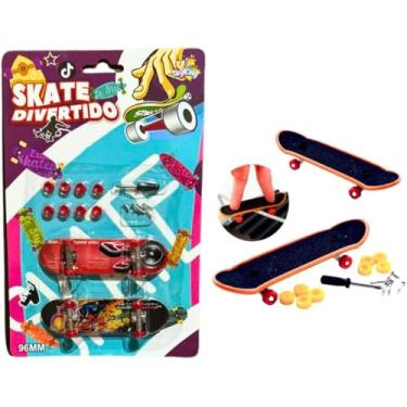Imagem de Skate de Dedo de Brinquedo Manobras Radicais, Diversão e Coleção para Amantes de Esportes Radicais