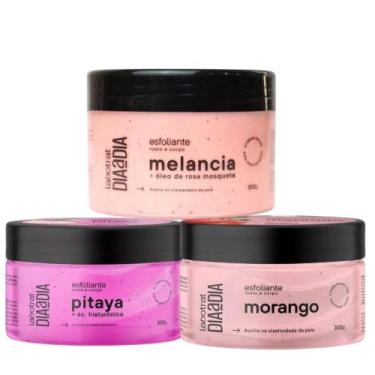 Imagem de Kit Com Esfoliante De Melância , Pitaya e Morango Labotrat