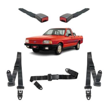 Imagem de Kit Cinto Segurança Estático Pampa 3 Pontos Abdominal Fêmea - Garagem 