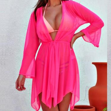 Imagem de Saída De Praia Aberta Estilo Camisa Kimono 2023 - Quem Diria Modas, Ro