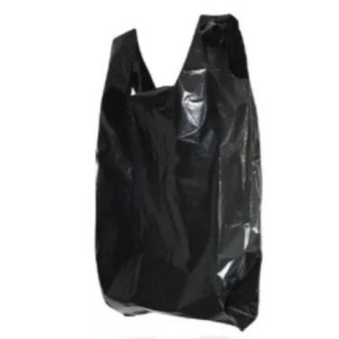 Imagem de Sacola Plástica Preta, Verde e Leitosa(branca) Reciclada Reforçada 30X