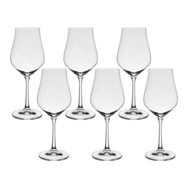 Imagem de Taça de Cristal Bohemia 450 ml Tulipa 6 Peças - Bohemia Crystal