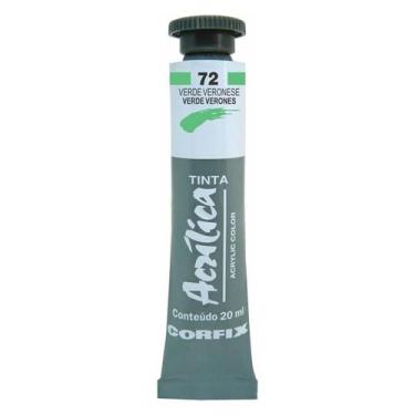 Imagem de Tinta Acrílica 20ml 072 Verde Veronese Corfix, 072 VERDE VERONESE