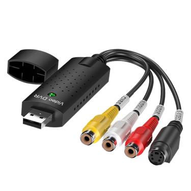 Imagem de Adaptador Placa Easy Capture Vídeo Externo Usb Captura Áudio pc note