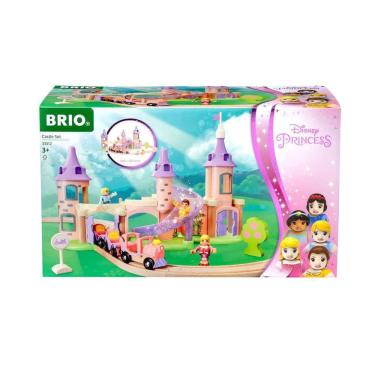 Imagem de Conjunto de trem de brinquedo brio Disney Princess Castle com princesas clássicas
