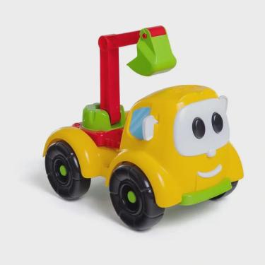 Imagem de Brinquedo Infantil Rodadinhos Caminhão Escavadeira Tateti 415