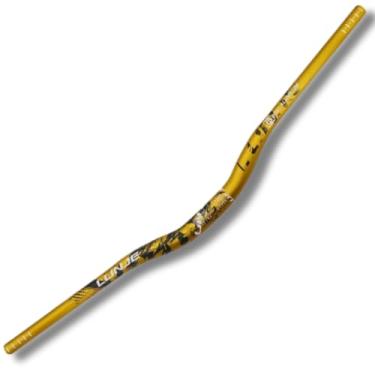 Imagem de Guidão Curvo 31.8 X 780mm 30mm Bike Mtb Bmx Guidom Enduro (Dourado)