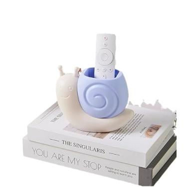 Imagem de XZR Lindo porta-canetas em forma de caracol, decoração de mesa, estoque, criativo, multifuncional, suporte para caneta/lápis, organizador de mesa, acessório de maquiagem, escritório, casa, arte