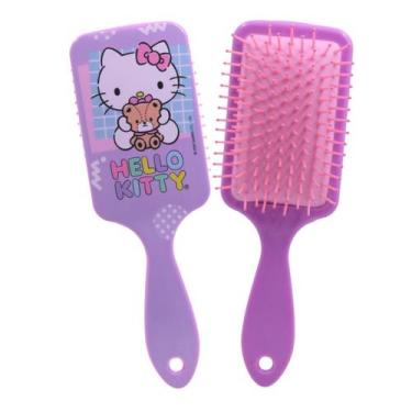 Imagem de Escova Raquete Almofadada para Cabelos Hello Kitty Sanrio