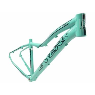 Imagem de Quadro 29 Aluminio Ever Feminino - Tam 15 - Verde / Preto - Loja Duas 