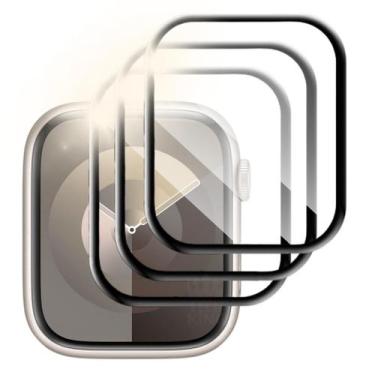 Imagem de 3 Películas de proteção tela para Watch Series 9 41mm - teck King, Bor