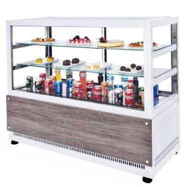 Imagem de Balcão Retilineo Refrigerado Branco DBR 1,0m - 220V - Omega