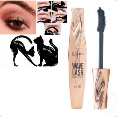 Imagem de Máscara Rímel P Cílios Wave Lash Volumosos + Molde Gatinho - Luisance,