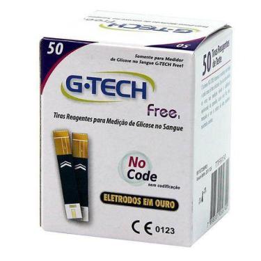 Imagem de Tiras  Reagentes Free - Gtech 50 Unidades - G-tech