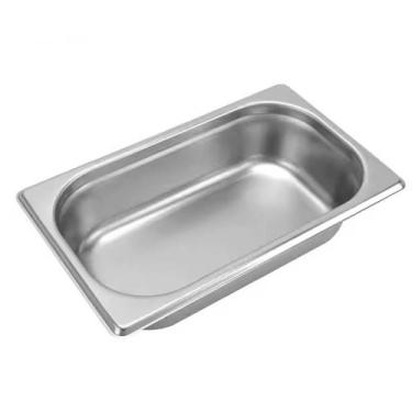 Imagem de Cuba Gastronômica Aço Inox Gn 1/4 100mm Alta Qualidade 3,8L - Tribosho